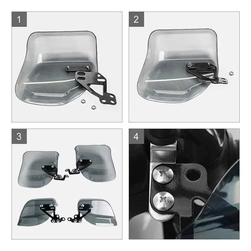 Motorcycle Hand Guard Windproof Scooter Handlebar Hand Protector Motorcycle Handguards Hand Guards Protector Fit For Motorcycle