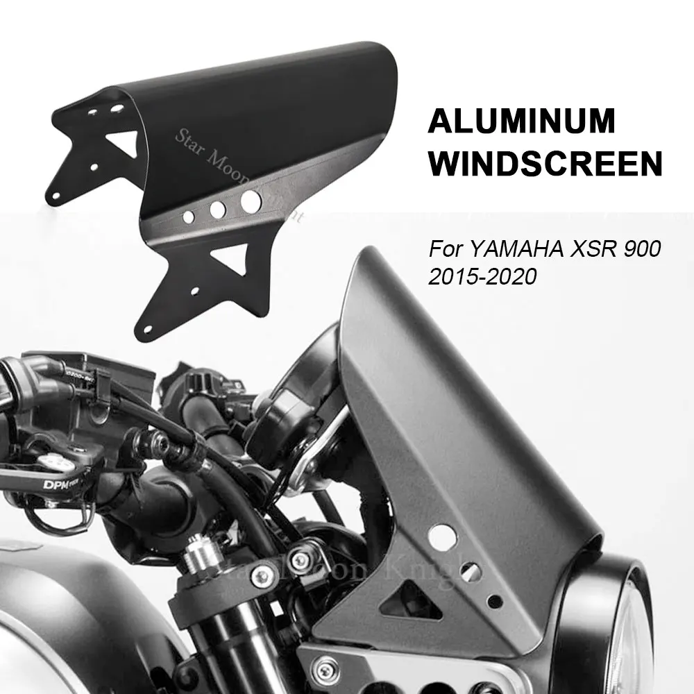 Moto Per Yamaha Xsr 900 Xsr900 2015 - 2020 2019 2018 Parabrezza Parabrezza In Lega Di Alluminio Parabrezza Deflettore