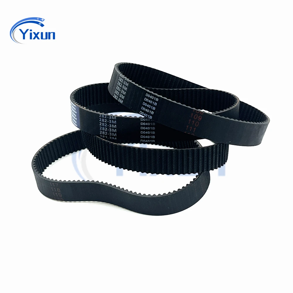 Transmission drive belt synchronous belt rubber belt HTD 3M Timing Belt Length 411 414 417 420 423 426 429 432 435 438 441 444mm Width 6/9/10/15/20mm 3M Synchronous Belt Drive