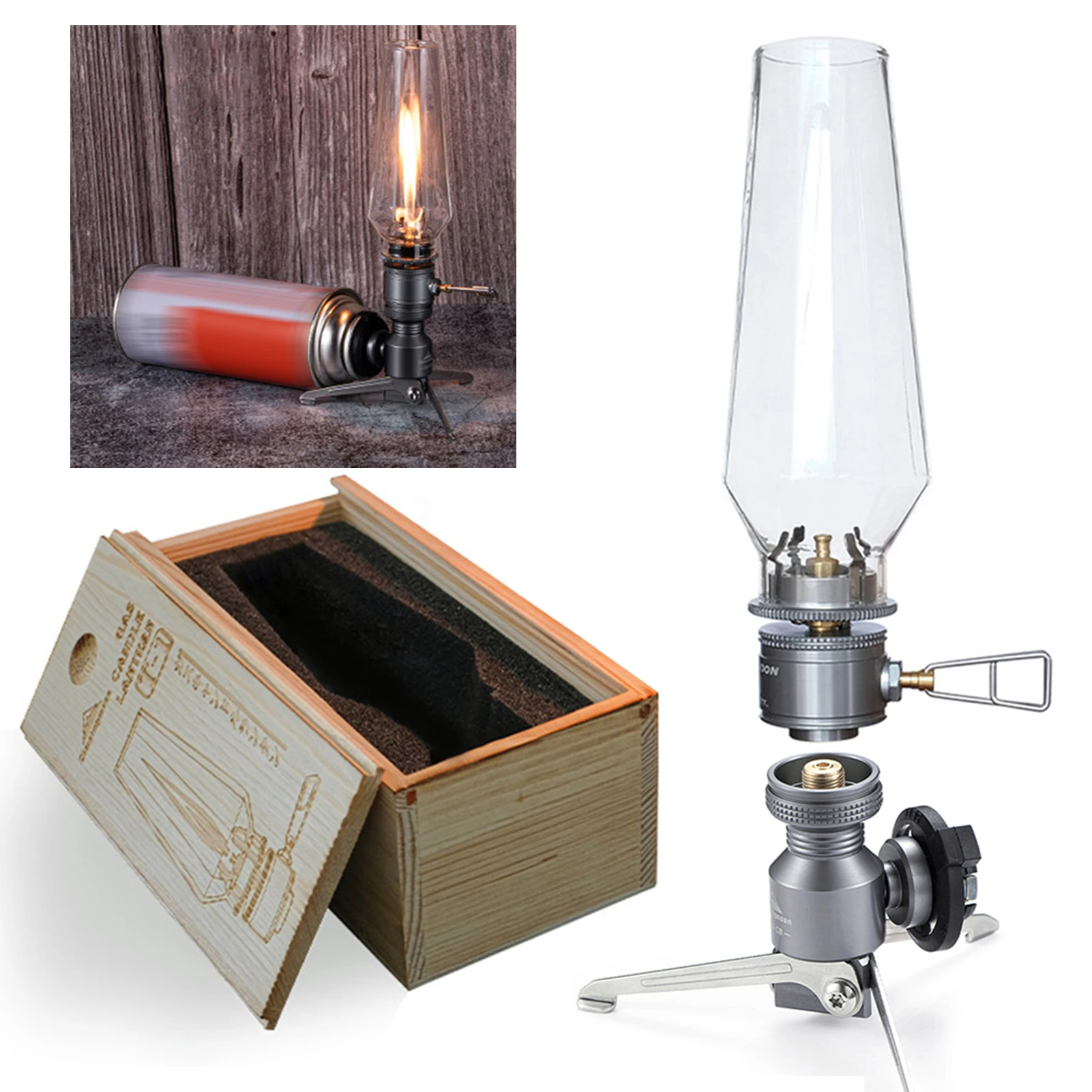 Linterna de Gas para acampar, equipo de campamento, luces de vela de Gas, lámpara para tienda de campaña, emergencias, suministros de Camping|Herramientas de exterior| - AliExpress