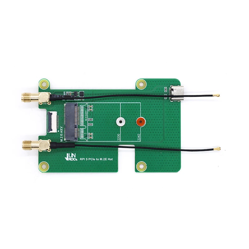 Raspberry Pi 5용 M.2 E HAT에 대한 RPI PCIe, NGFF M.2 E 키 무선 NIC와 호환 가능