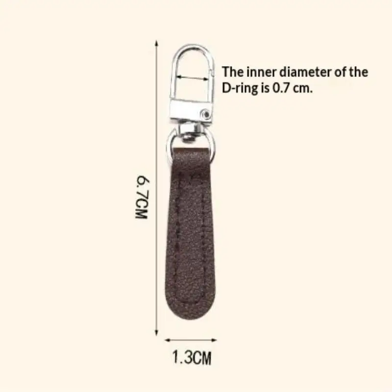 Premium Leather Zipper Pulls Set - Stylish Replacement Tabs for Bags and Accessories (4-Pack)