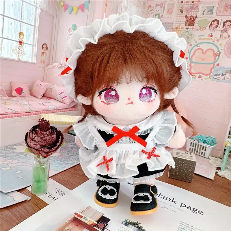 

New Fashion Star Doll Clothes Cartoon Skirt T-Shirt Hair Band Cotton Stuffed Dolls Cute Playing House DIY Doll Accessories Toys