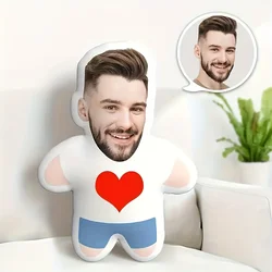 Personalized Romantic Facial Photo Pillow - Unique Christmas Gift - 10cm (Image customization)