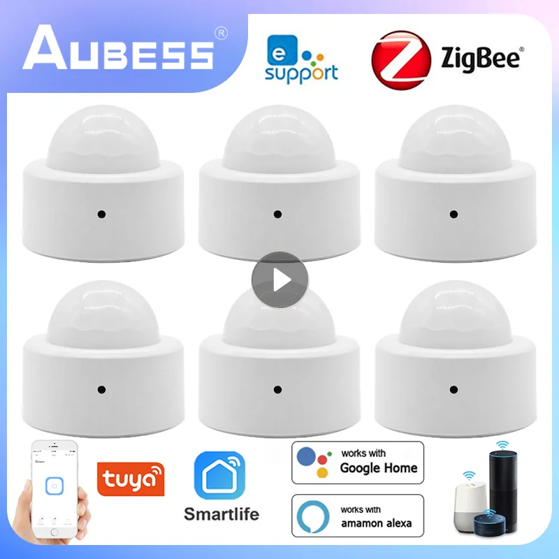

Tuya Zigbee Body PIR Sensor Wireless Smart Motion Transducer Smart Life Home Security Gateway Work With Alexa Google Home Sensor