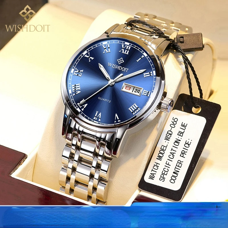 

Watch set business women's fashion leisure waterproof stainless steel quartz women's Watch