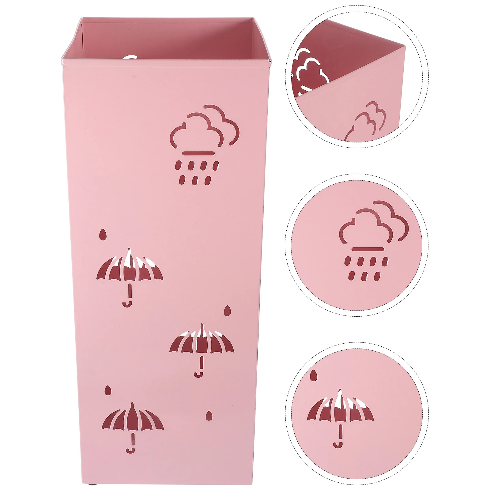 

Umbrella Storage Bucket Home Holder Simple Durable Long Rack Iron Metal Umbrellas Organizer