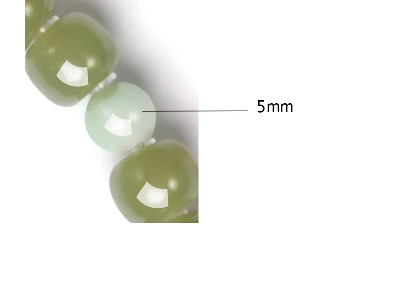 Luxus Natürliche Hetian Jade sterling silber Elastische Armband Charme Edlen Schmuck Paar Perlen Armreif Männer Frauen Urlaub Geschenke – Detail 11