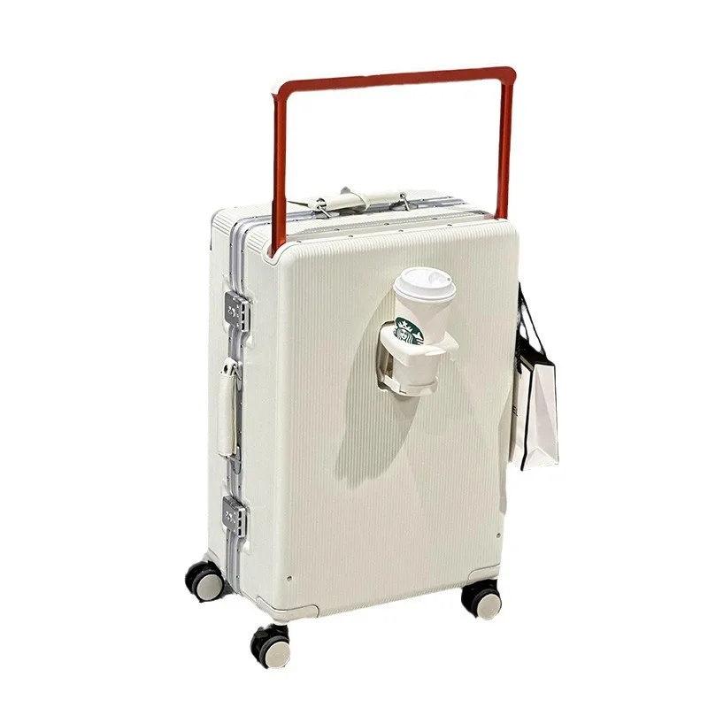 New travel case with wide pull rod, 24 inch pull rod, male and female universal wheel password box,