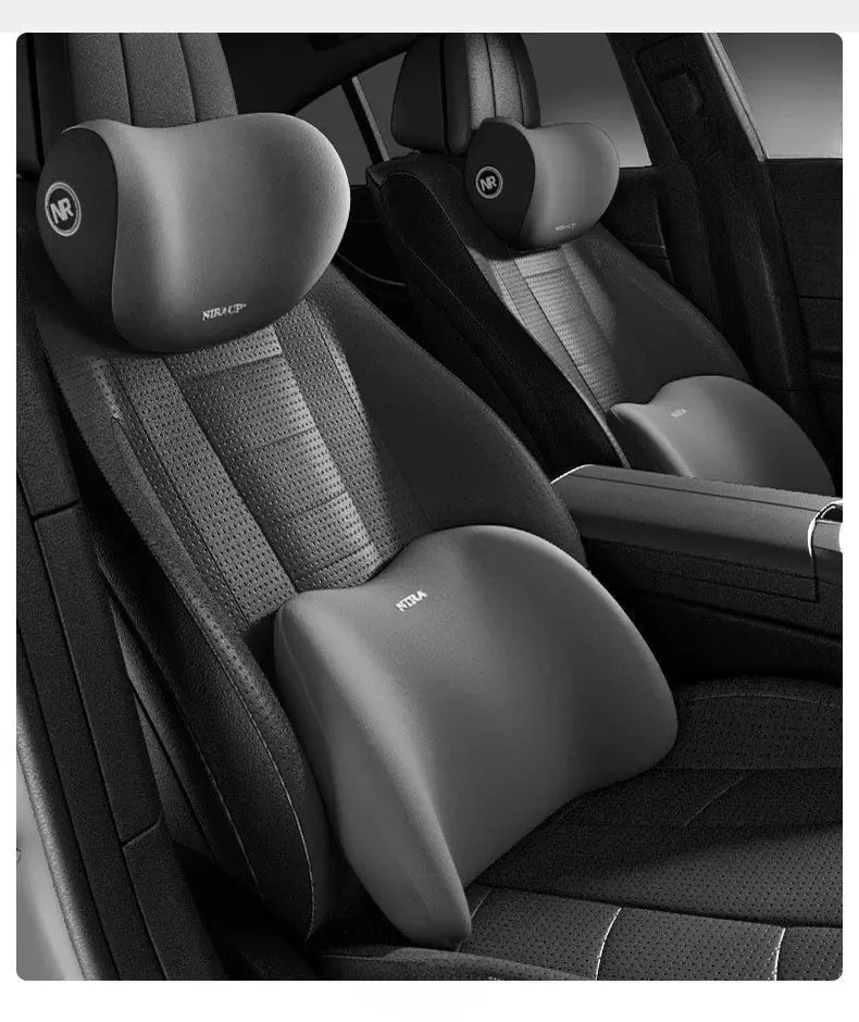 Car Neck & Lumbar Support Cushion - Premium Comfort