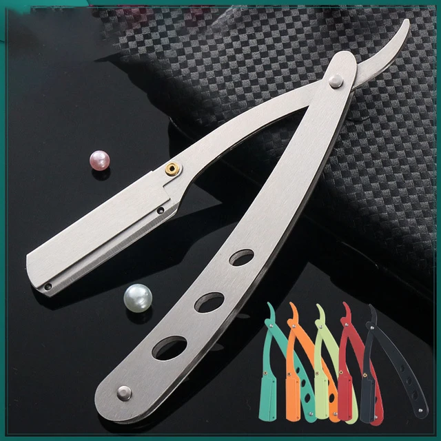 Senior Men's Razor Double-Layer Canvas Leather Sharpening Strop Barber  Straight Razor Sharpener For Care Of Sharp Knives - AliExpress