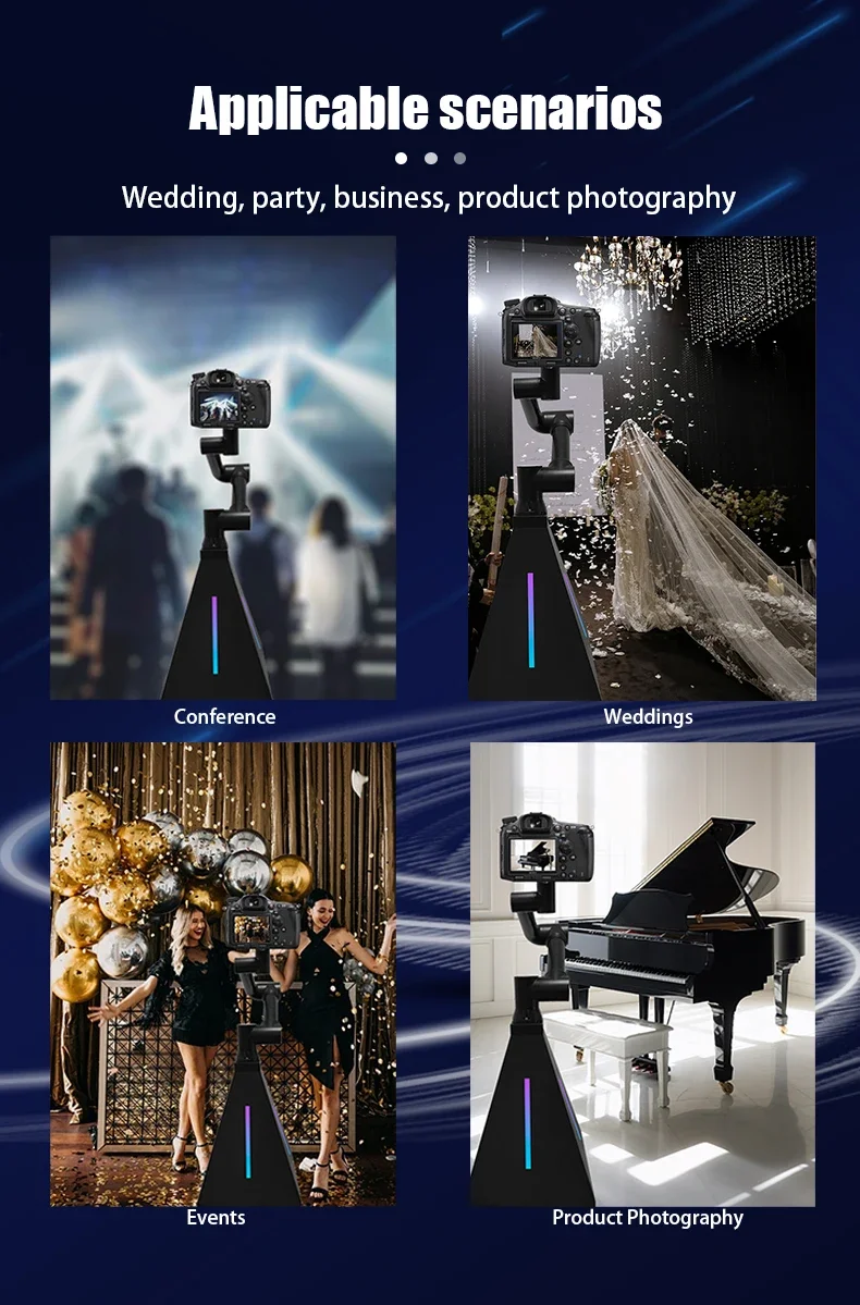 Photographer Glambot Photo Booth Automatic Robotic Arm Machine ca mera Video Shooting Magic Robot For Wedding Events