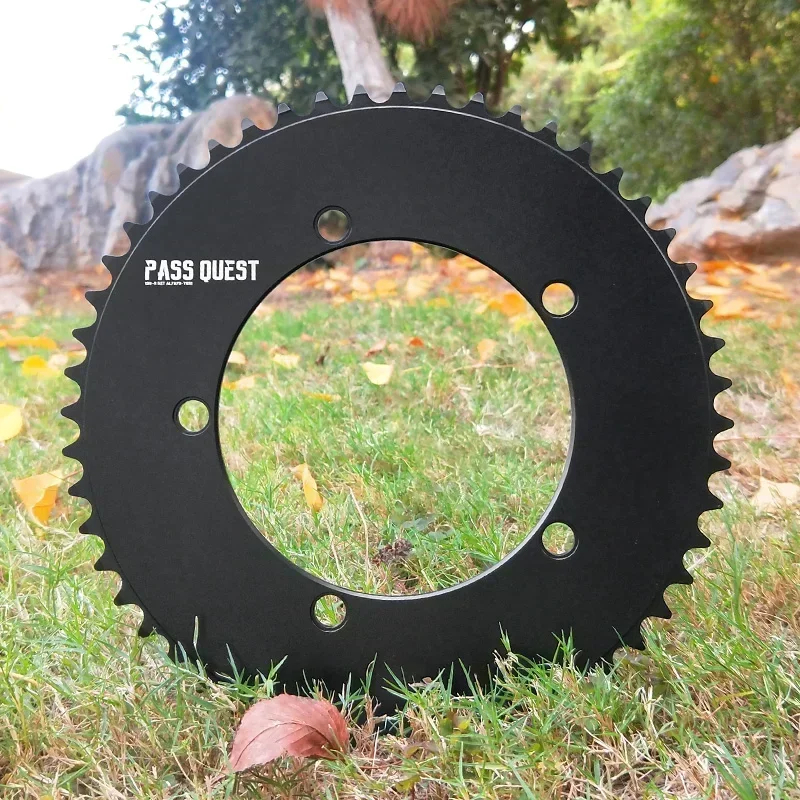 PASS QUEST 144 bcd chainring fixed gear track bike chain ring 144bcd 42T 46T 48T 50T 52t 58t 60t Tooth mountain bike Chainwheel