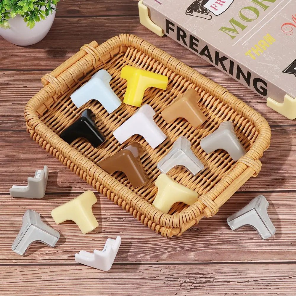 Soft Silicon Table Desk Corner Guard Baby Safe Corner Protector Children Safety Edge Guards For Baby Kids Protection 4PCS silicone table corner protector table corner protector table edge protector