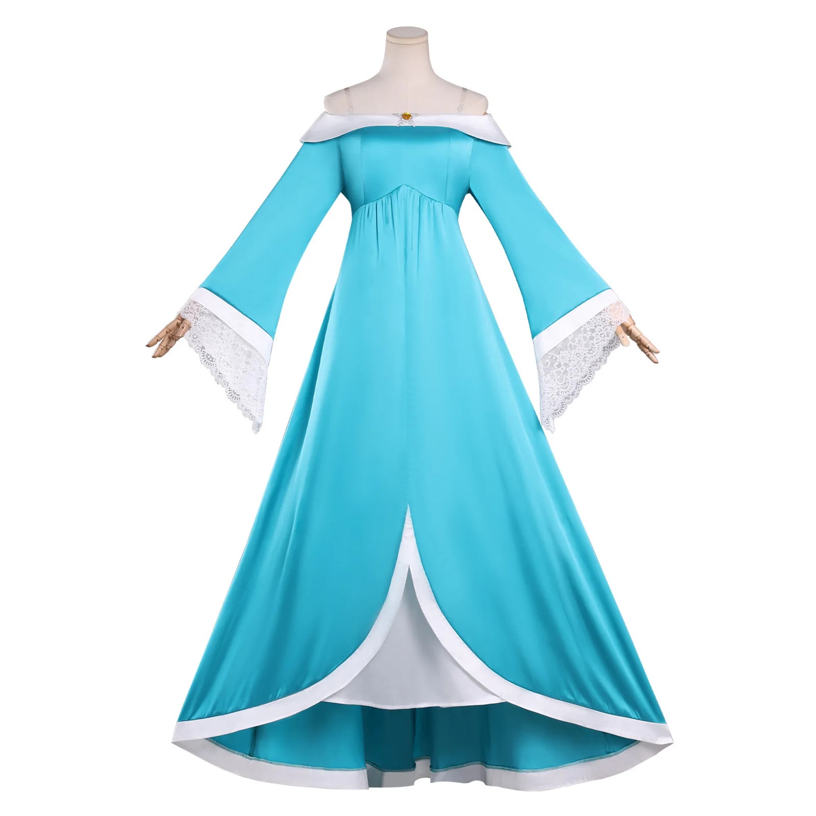 rosalina blue dress Rosalina Floral Maxi Dress Blue / Medium main image 1