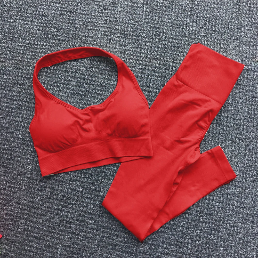 red halter pt set