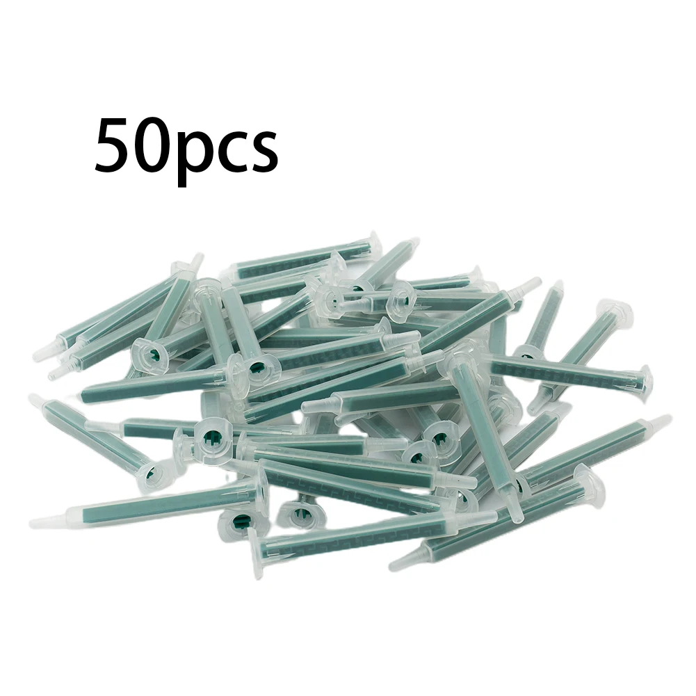 50 Pieces 2K Adhesive Mixing Tips For AB Glue Two Component Liquid