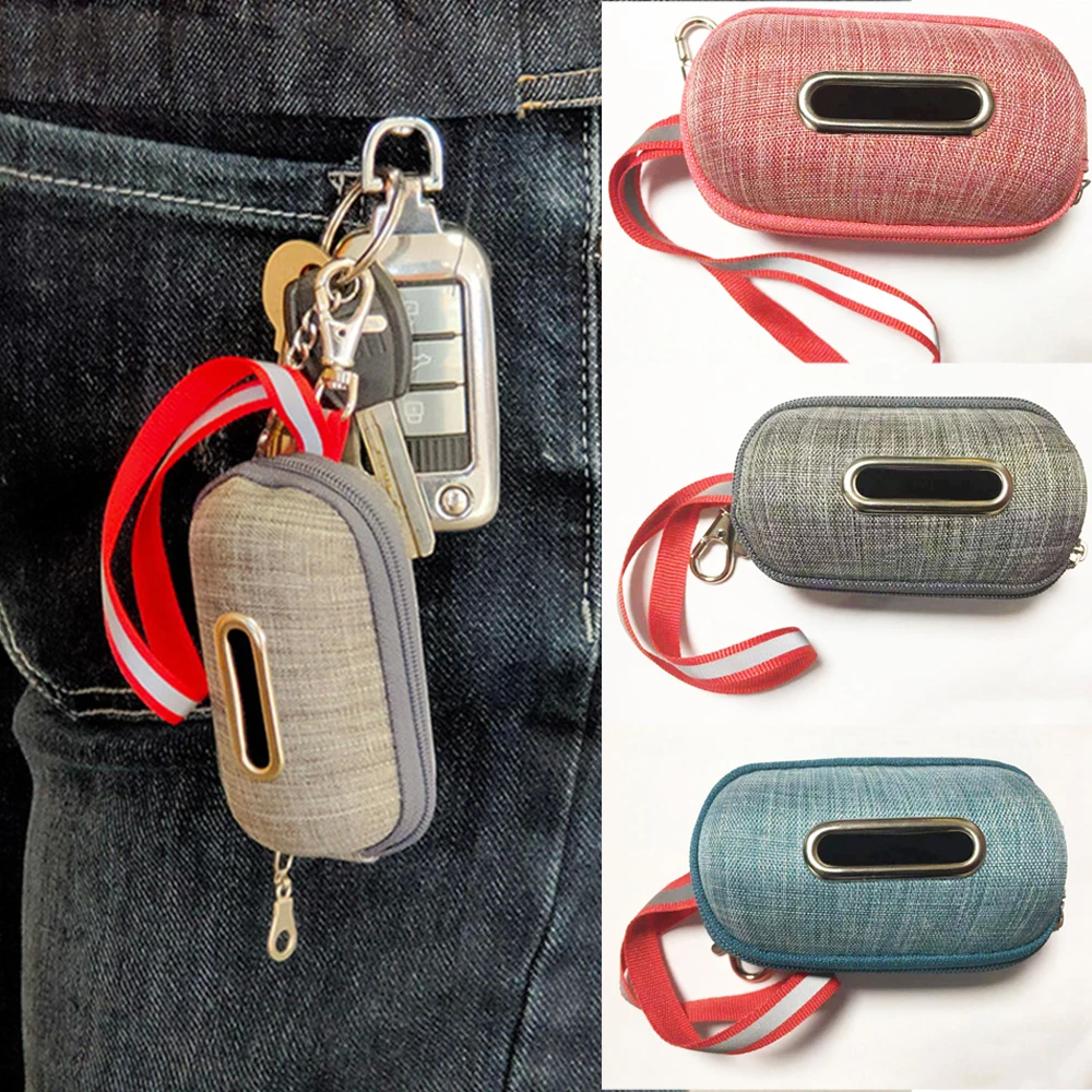 1Pc Mini Portatile Eva Pet Dog Poop Bag Dispenser Pick-Up Bags Holder Creative Dog Cleaning Waste Garbage Box Con Gancio In Metallo
