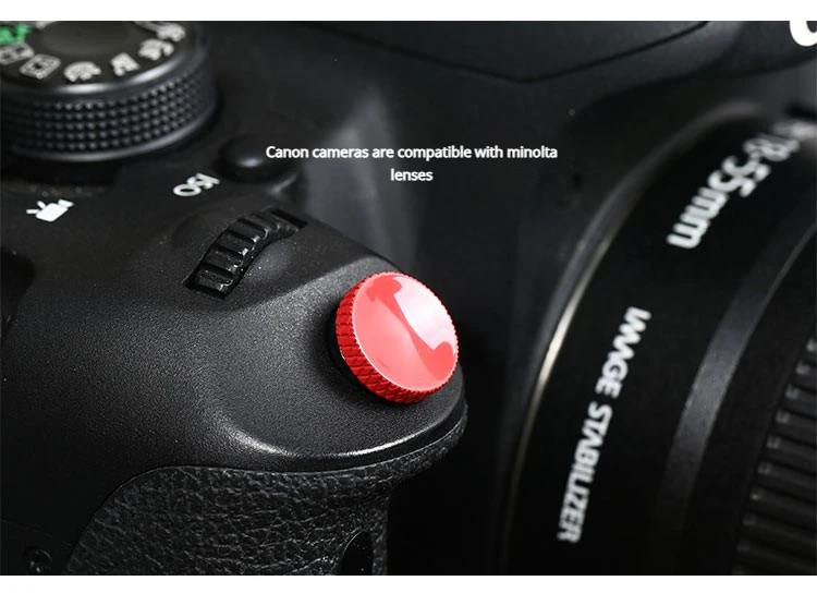 Flacher Auslöser für spiegellose DSLR-Kameras. 3M selbstklebende, klebrige Auslöser – Detail 8