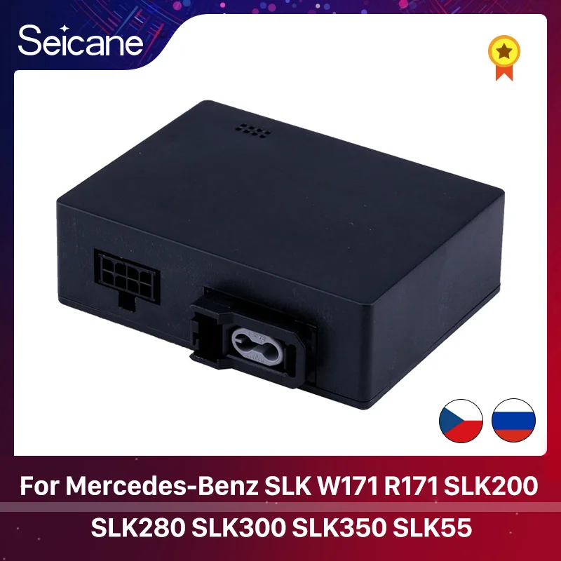 Car Aux Fiber Decoder Seicane Car Optical Fiber Decoder Box Most Box for Mercedes-Benz SLK W171 R171 SLK200 SLK280 SLK300 SLK350 SLK55 Auto Radio
