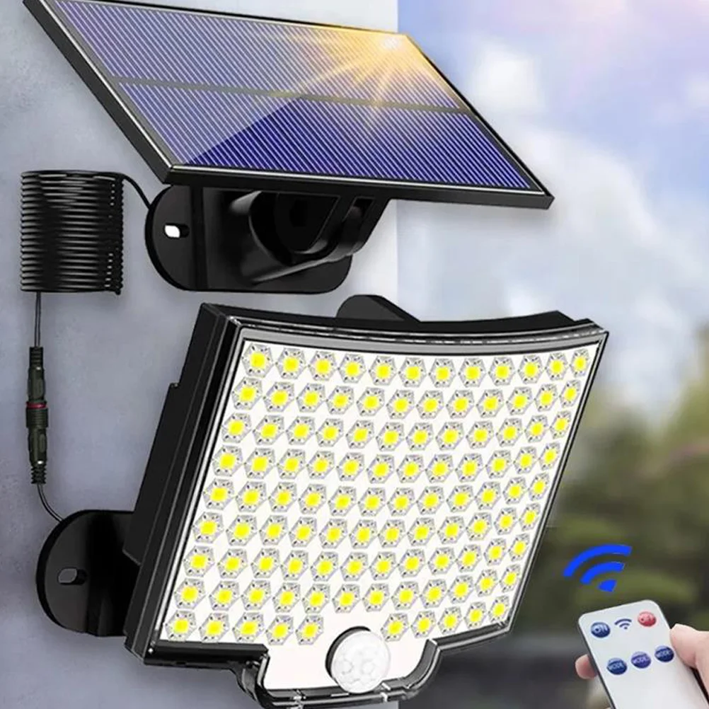 

Solar Wall Light Outdoor Lights for House Exterior Powered Sensor Security Sports