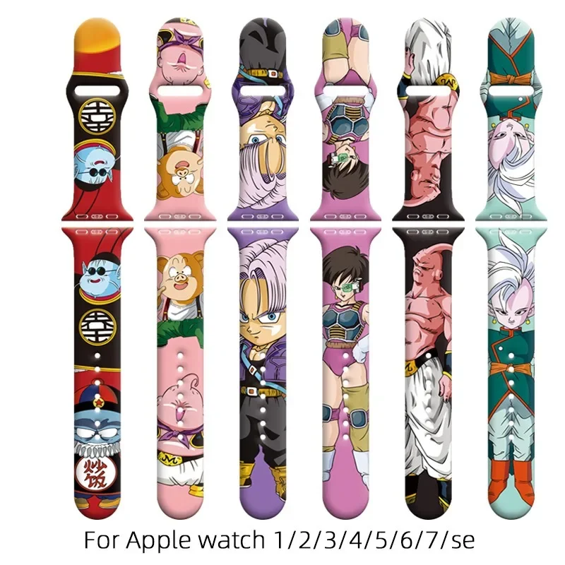 アップルウォッチ用ドラゴンボールアニメウォッチバンド、悟空、シリ