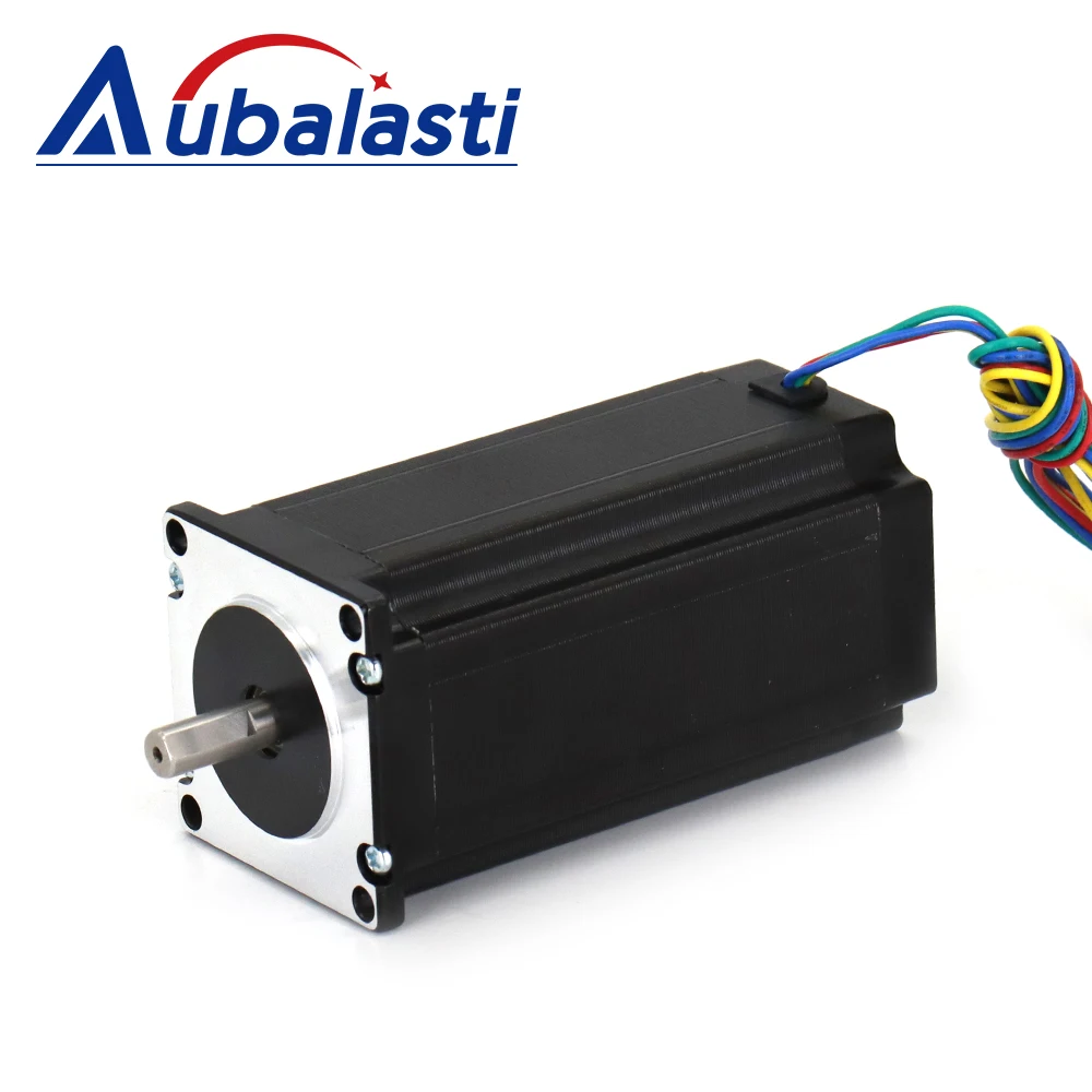 Aubalasti Nema23 스테퍼 모터 3N.m 3A 57x112mm 4-리드 샤프트 직경 8mm 57HS112-3004 CNC 조각기용