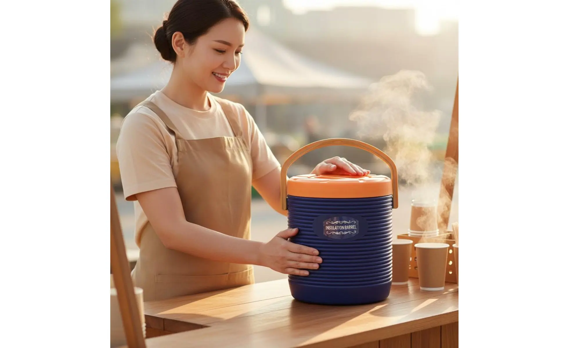 Stainless Steel Insulated Container Long-Lasting & Sturdy Large Capacity Thermal Jug Insulated Beverage Dispenser Leak-Resistant Stainless Steel Insulated Container Long-Lasting & Sturdy Large Capacity Thermal Jug Insulated Beverage Dispenser Leak-Resistant
