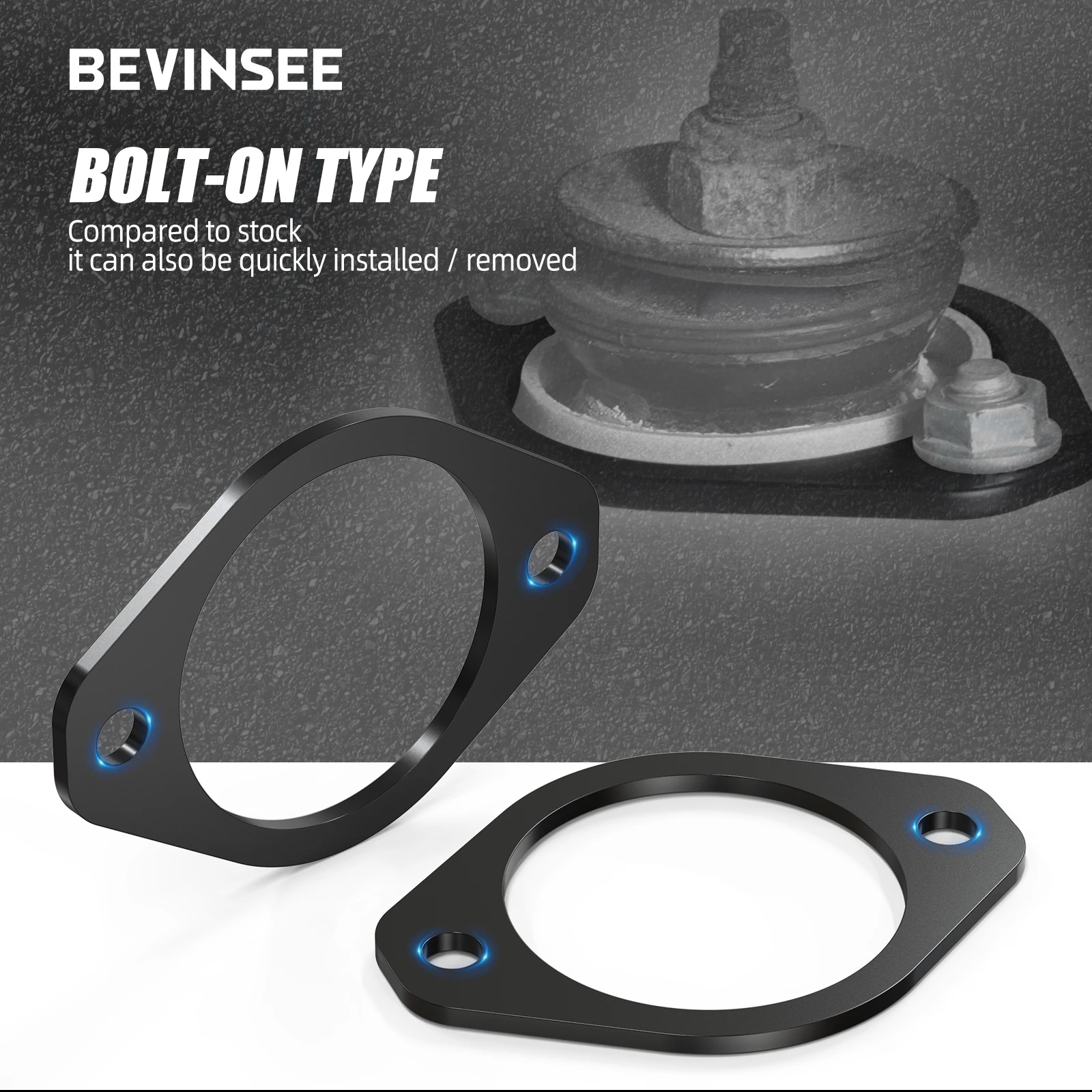 (EU-Lager) Heckstreben-Turm-Stoßdämpferhalterungs-Verstärkungsset für BMW E36 E46 323 325 328 M3 Z3 E36/8 Z4 E86, ersetzt für 33526772864 – Detail 2