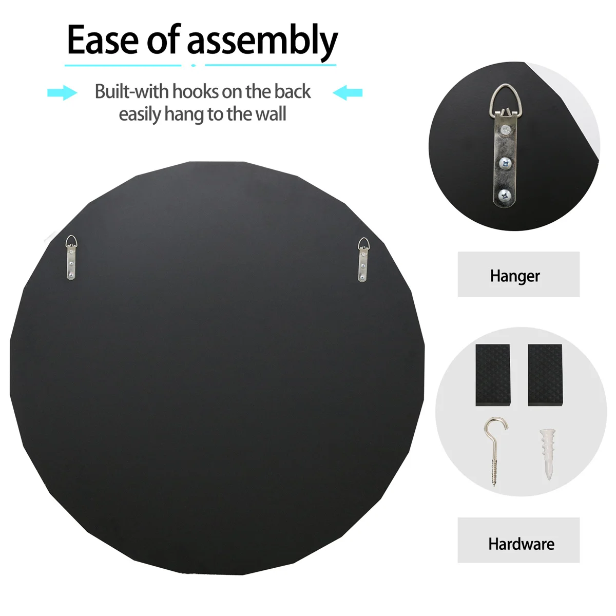 Antique Round Venetian Mirror 4