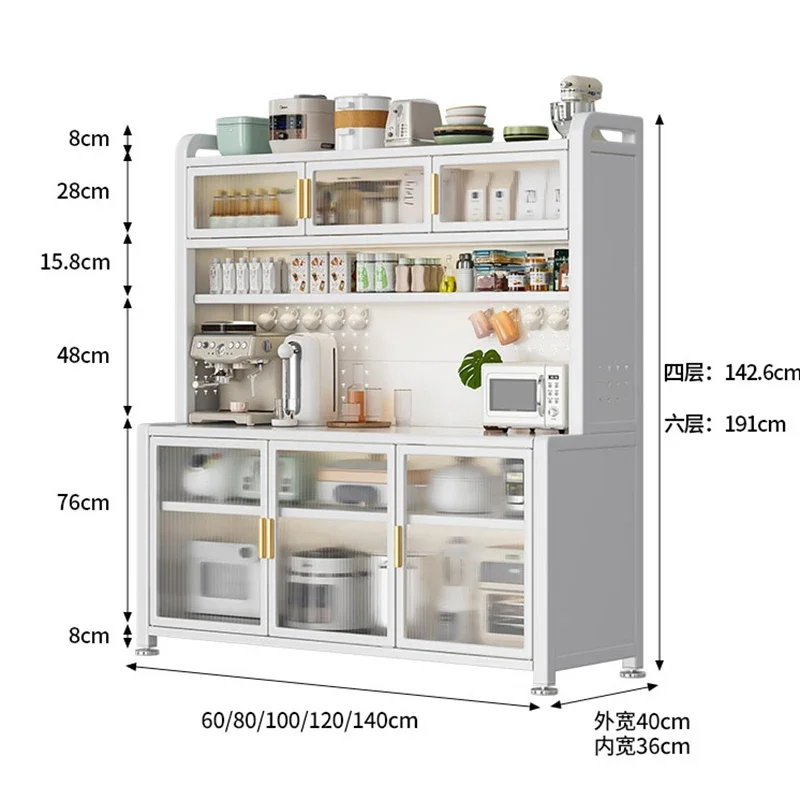 Organizer Furniture Sideboard Home Entrance Space Saver Dining Room Mebles De Cuisine Living Complete Cocina Kitchen Cabinets LT