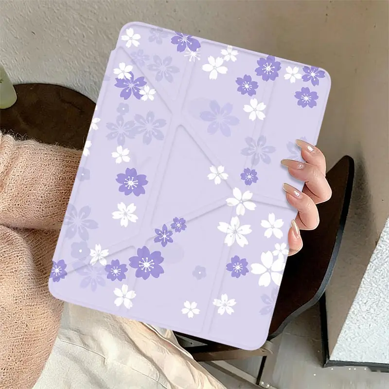 Tri-Fold Tablet Case with Pencil Holder for Samsung Galaxy Tab – Premium Protective Cover