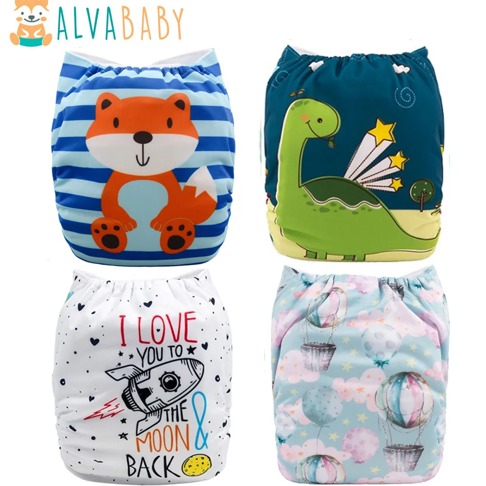 U Pick ALVABABY Most Popular Digital Position Baby Cloth Diaper Easy to