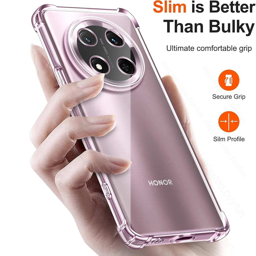 Transparent TPU Shockproof Case with Airbag Protection