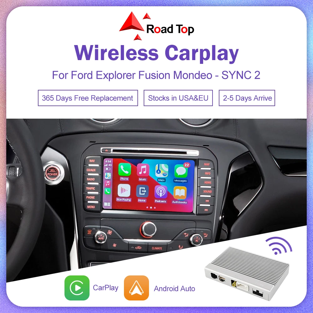 Road Top Video Interface Decoder Box Wireless Apple Carplay Android