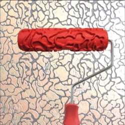 Decorative Paint Roller Pattern, Embossed Texture, Painting Tools for Wall, Rubber, Airless, Pintura Machine, Household Brush,