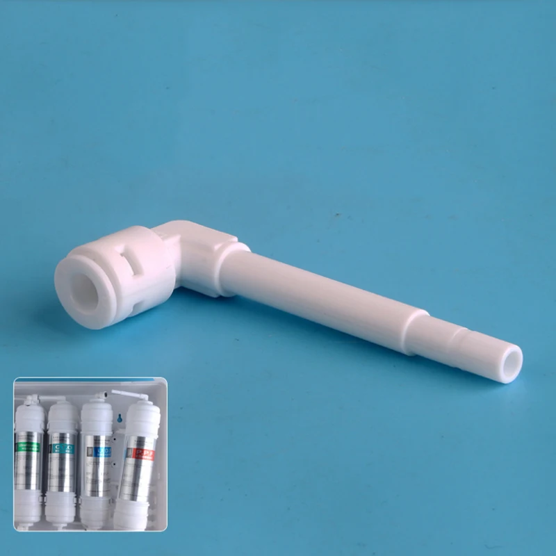 RO Water Plastic Pipe Fitting Straight/Elbow/Tee 1/4" 3/8" Hose OD To 1/4" 3/8" Pipe Reverse Osmosis System Quick Connector