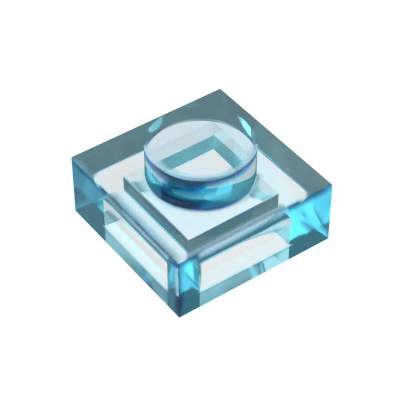 Building Blocks 10Pcs MOC Parts 3024 Plate 1 x 1 Compatible Bricks DIY Assmble Building Blocks Particle Kid Puzzle Brain Toy Gift