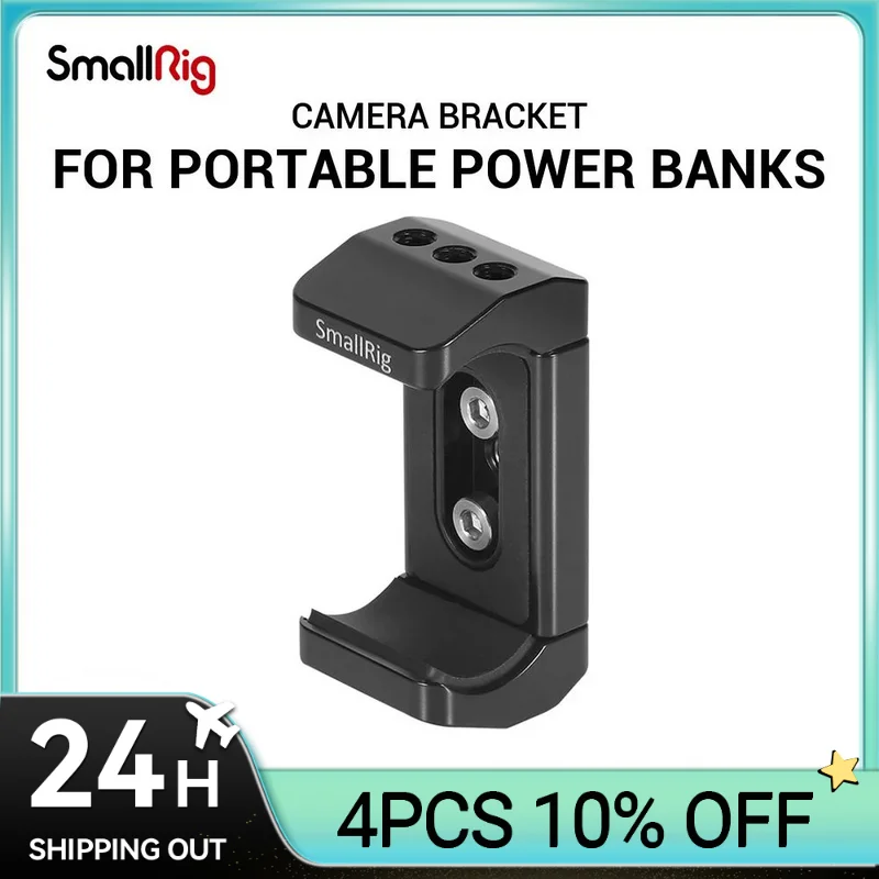 Suporte de Câmera Smallrig para Power Bank Braçadeira fr Bancos de Energia Portáteis Largura Variando de 51 mm a 87 mm 2336
