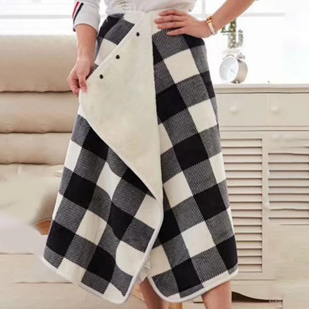 Multifunctional Warm Carpet Mink Velvet Warm Shawl Heating Blanket Timer Function Home Office Back Knee Warmer Electric Mattress