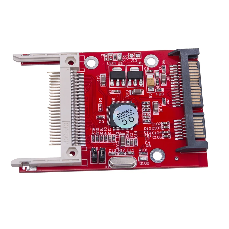 CF Card to SATA Adapter Compact Flash Memory Card Type I II to 2.5inch Serial ATA HDD Hard Disk Drive Converter ssd adapter card