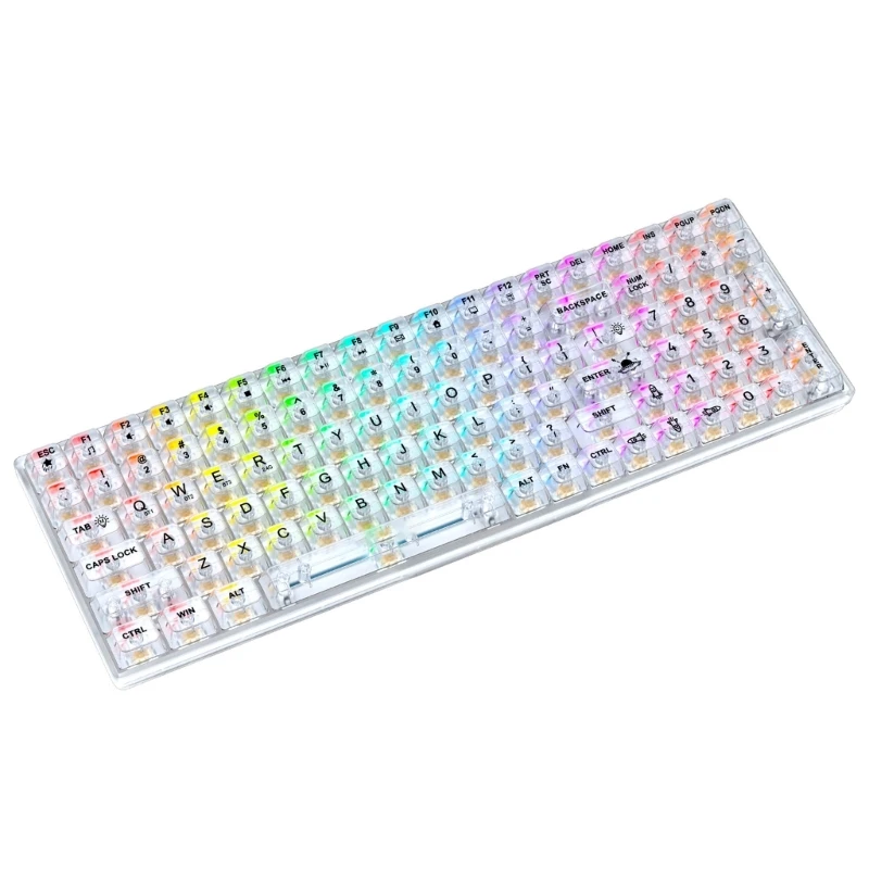 

Wireless Mechanical Keyboards for Designers Writers Customizable Backlits H7EC