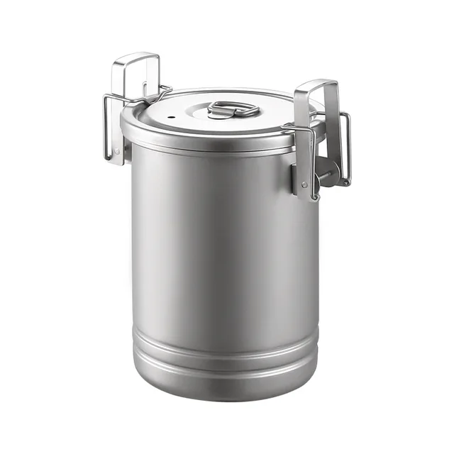 Outdoor Camping Cooking Ware Pot Set Hiking Picnic Multi-purpose Portable Rice Cooker 304 Stainless Steel Utensils Hanging Pot 6