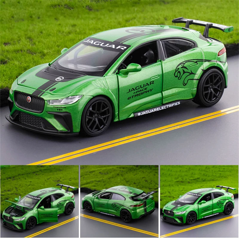NEW 1:32 Jaguar I PACE Alloy Racing Car Model Diecasts & Toy