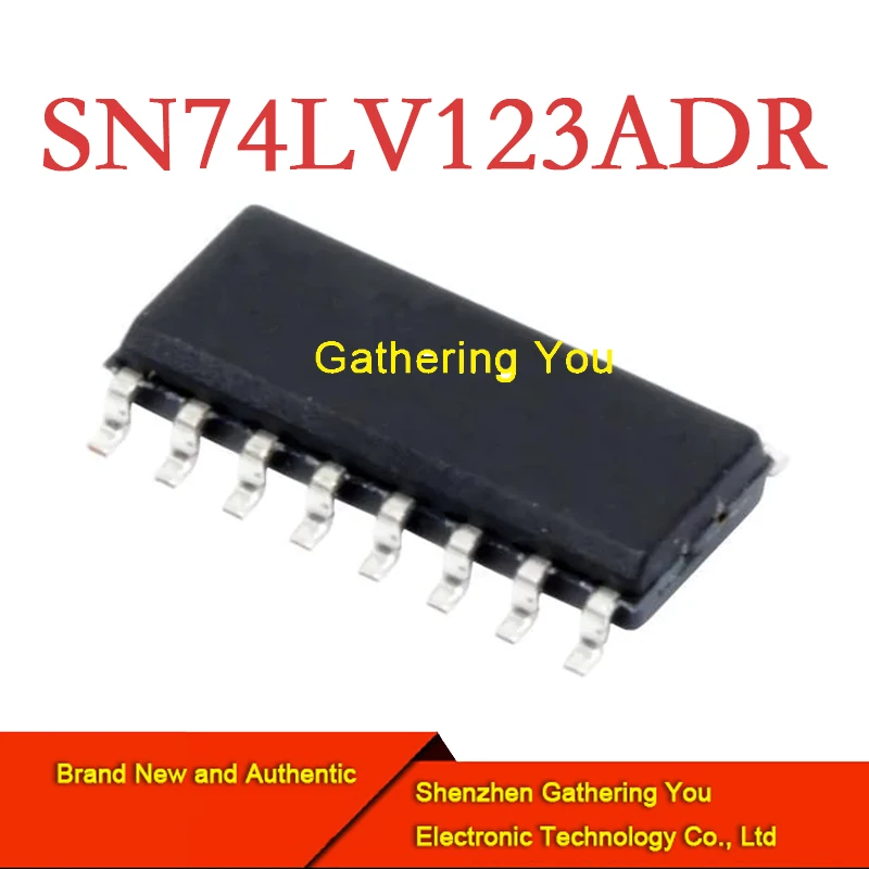 SN74LV123ADR SOIC-16 Monostable multivibrator Dual Retrig Mono Brand New Authentic