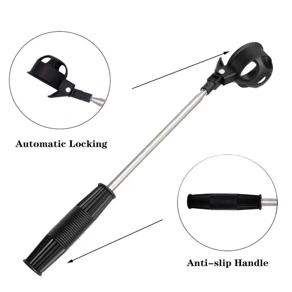 Description Picture 5 of itemAdjustable Telescopic Golf Ball Retriever Locking Easy Grab Ball Golf Ball Picker Stainless Non-Slip Handle