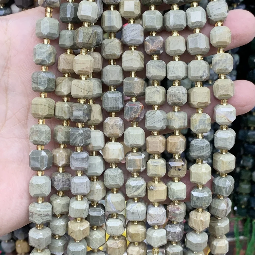 Natürliche quadratische Rhodochrosit 6 mm 8 mm Citrin-Würfel-Abstandsperlen für lose Perlen, DIY-Ohrringe, Halskette, Armband, Schmuckherstellung – Detail 38