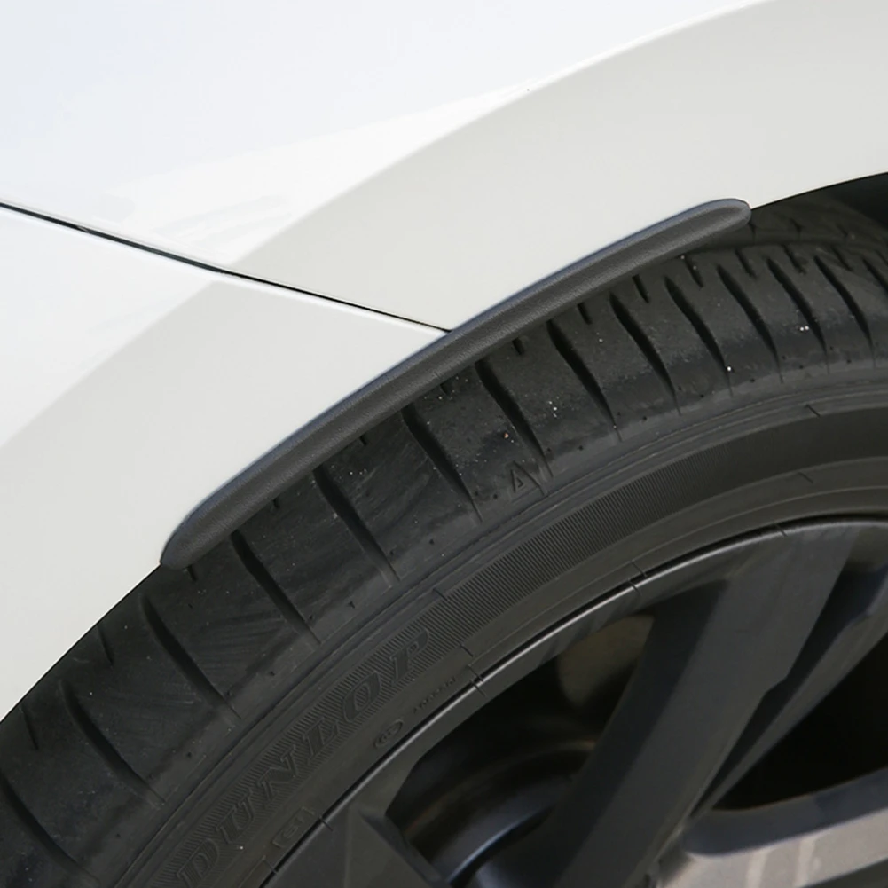 Car Bumper Fender Flare Mud Flap Splash Guards Wheel Eyebrow Lip For Vw