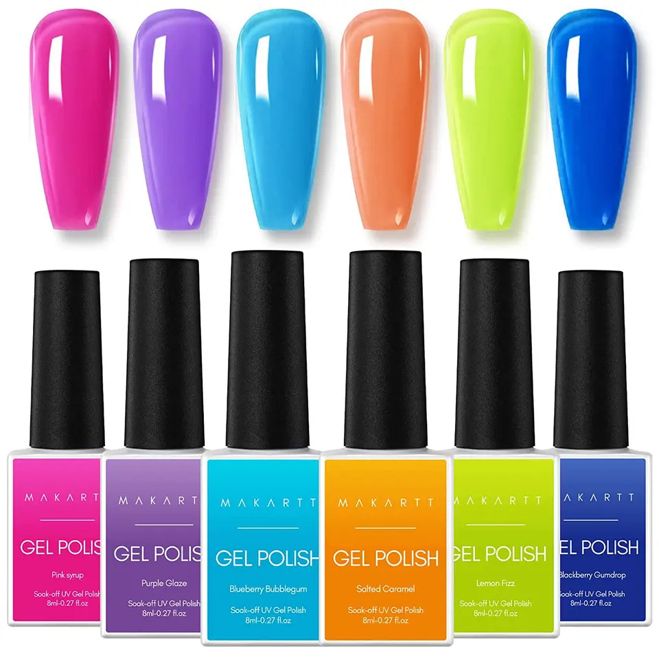 Makartt Crystal Rainbow Jelly Gel Nail Kit