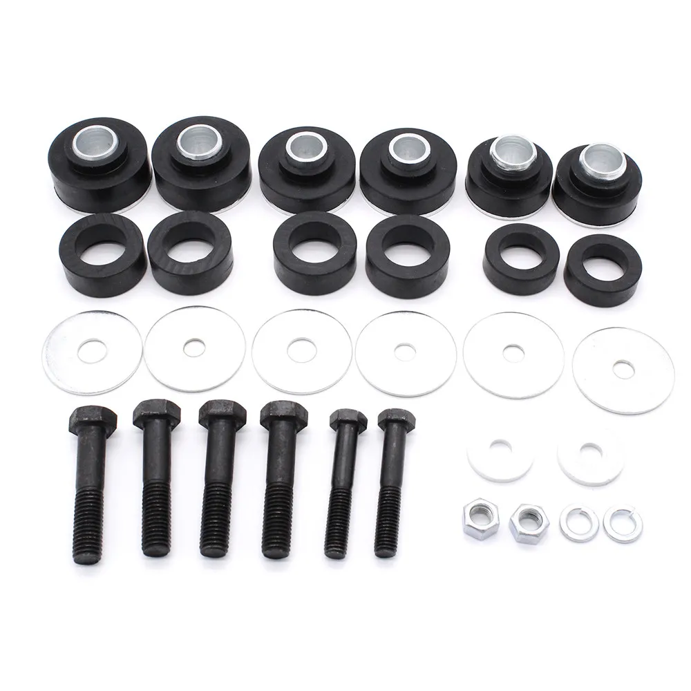 1 Set Subframe Body Mount Bushing Kit W/ Hardware Bushings Sub Frame